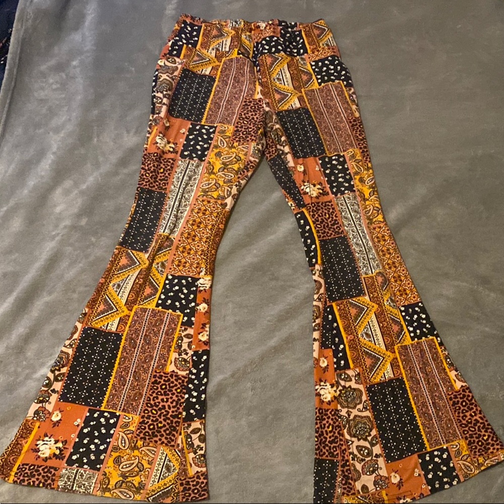 No Boundaries Multicolor Patchwork Pants